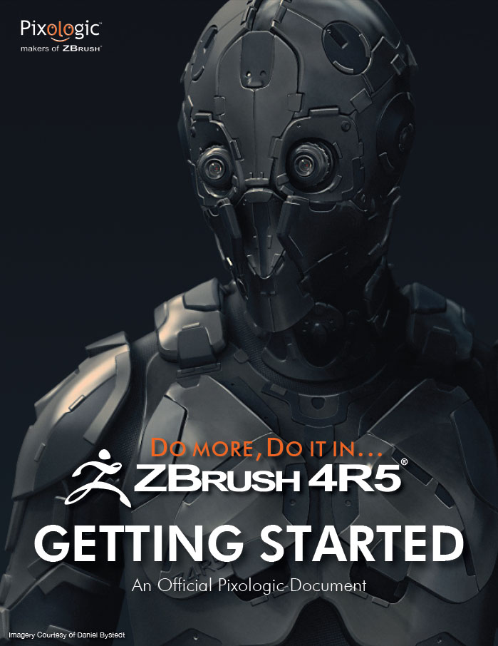ZBrush4R5 getting started documentation cover